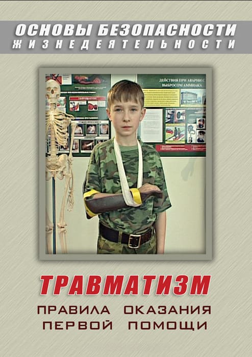 Учебный фильм. ОБЖ. Травматизм. Оказание первой медпомощи (МР4) 216012805МР