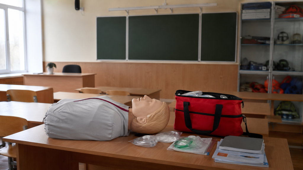 Манекен для обучения первой помощи в кабинете ОБЖ Манекен для обучения первой помощи в кабинете ОБЖ