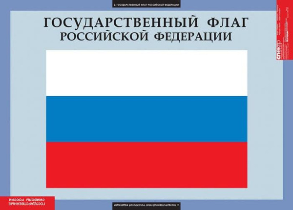 Государственные символы России (Комплект таблиц 3 шт. История) 5-8501-003
