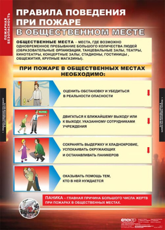 Пожарная безопасность (Комплект таблиц 11 шт. ОБЖ) 5-8522-011