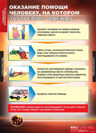Пожарная безопасность (Комплект таблиц 11 шт. ОБЖ) 5-8522-011