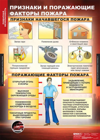 Пожарная безопасность (Комплект таблиц 11 шт. ОБЖ) 5-8522-011