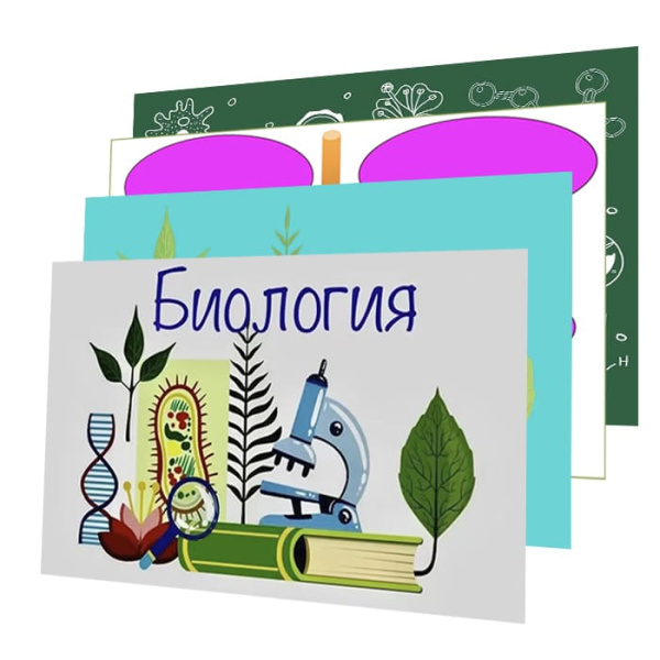 Комплект моделей аппликаций по курсу биологии (48 товаров)