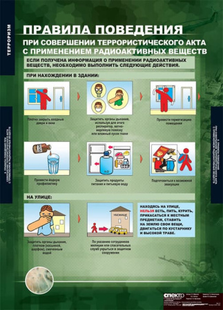 Терроризм (Комплект таблиц 9 шт. ОБЖ) 5-2041-009